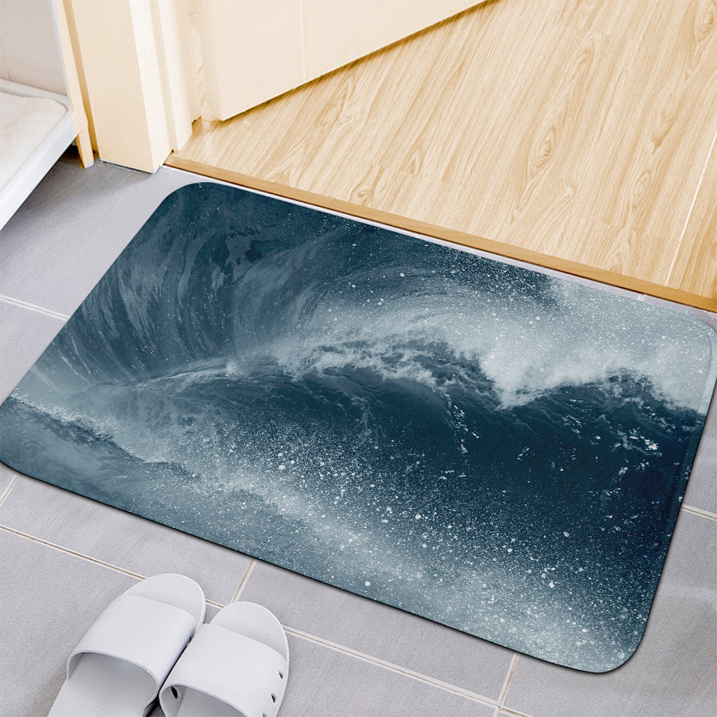 Ocean Wave Print Indoor Door Mat