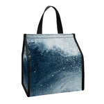 Ocean Wave Print Insulated Lunch Tote