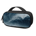 Ocean Wave Print Portable Cooler Travel Case