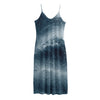 Ocean Wave Print Jersey Midi Cami Dress