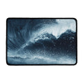 Ocean Wave Print Kitchen Mat
