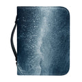Ocean Wave Print Leather Bible Cover