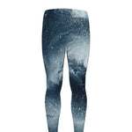 Ocean Wave Print Men's leggings