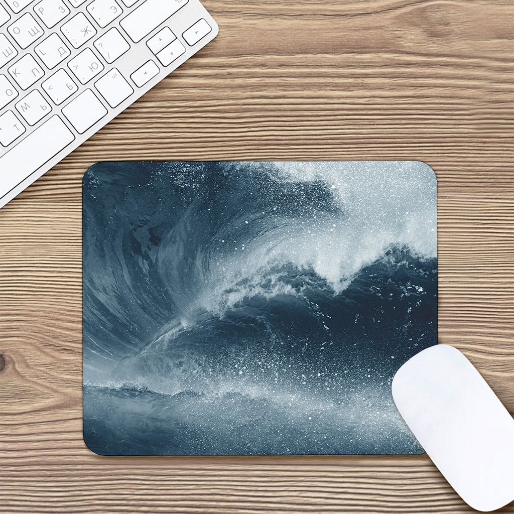 Ocean Wave Print Mouse Pad