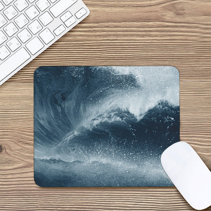 Ocean Wave Print Mouse Pad