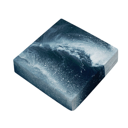 Ocean Wave Print Outdoor Seat Cushion Cover