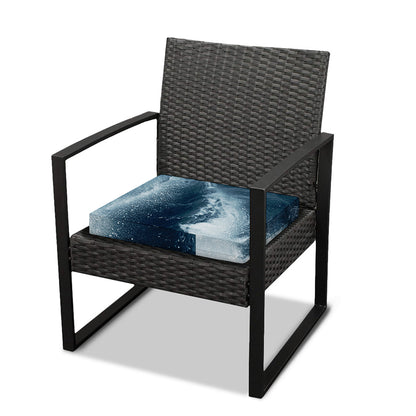Ocean Wave Print Outdoor Seat Cushion Cover