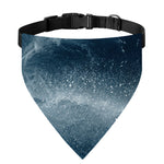 Ocean Wave Print Over The Collar Dog Bandana