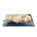 Ocean Wave Print Pet Cooling Mat Cover