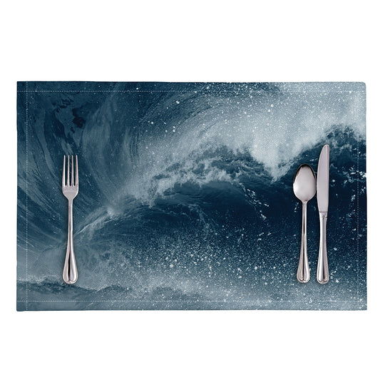 Ocean Wave Print Placemat