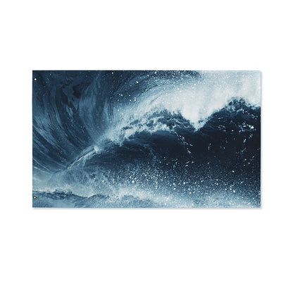 Ocean Wave Print Polyester Flag