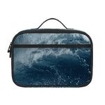 Ocean Wave Print Portable Lunch Bag