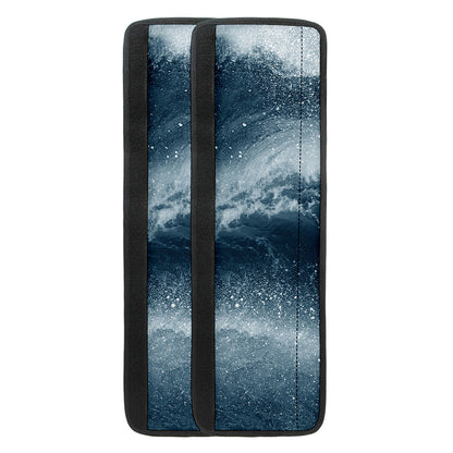 Ocean Wave Print Refrigerator Handle Covers