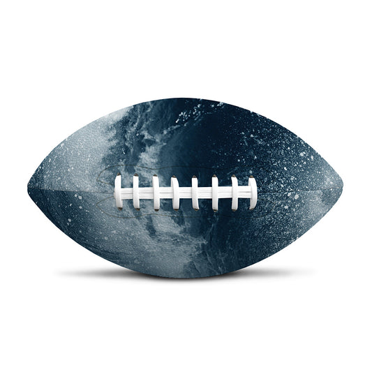Ocean Wave Print Rugby Ball