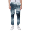 Ocean Wave Print Joggers