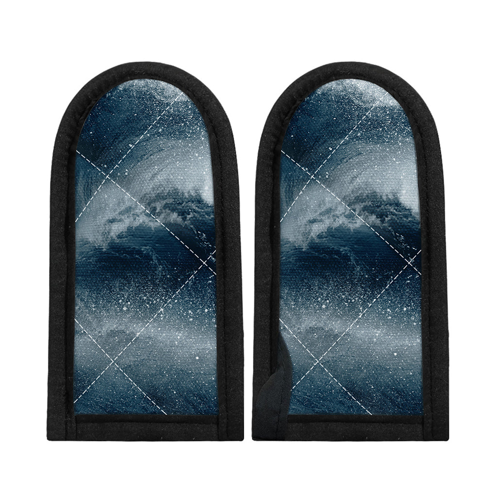 Ocean Wave Print Skillet Handle Cover