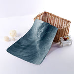 Ocean Wave Print Towel