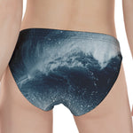 Ocean Wave Print Women's Panties