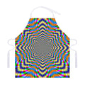 Octagonal Psychedelic Optical Illusion Adjustable Apron