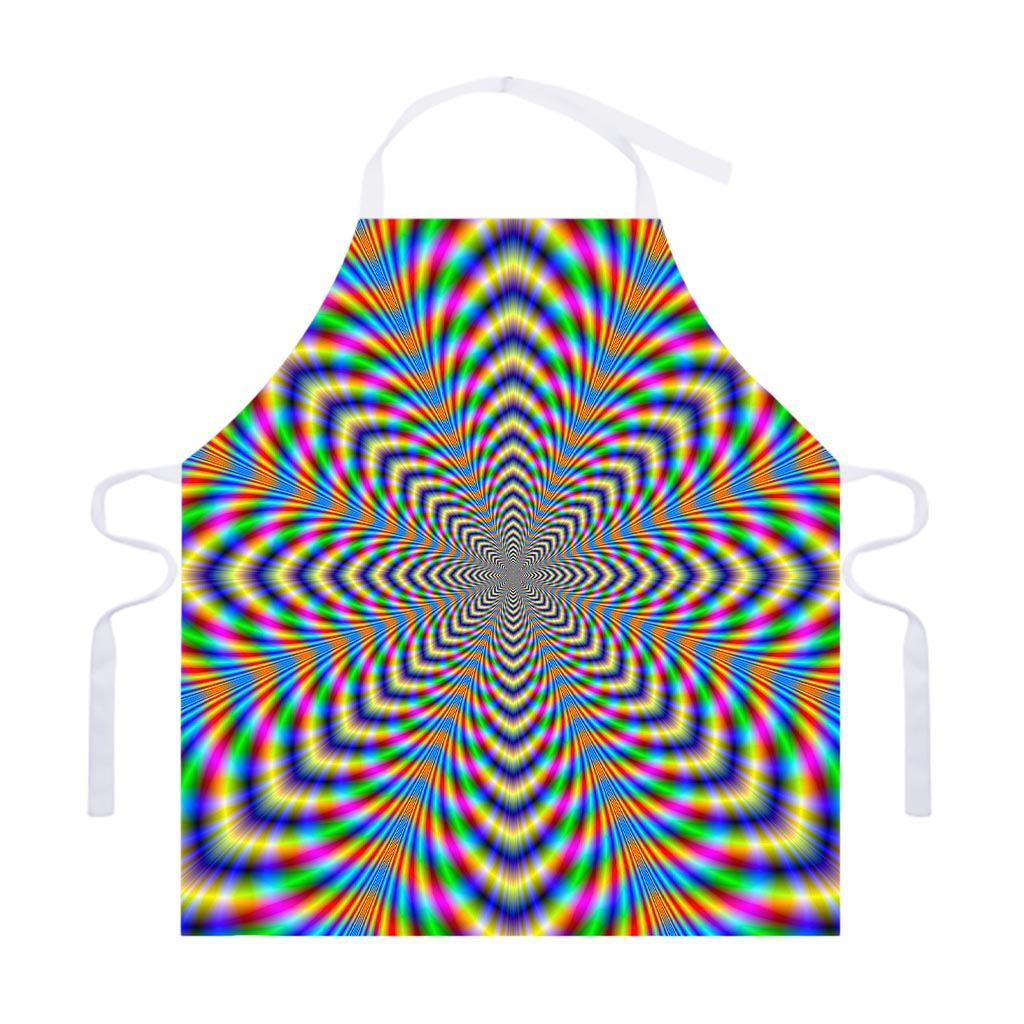 Octagonal Psychedelic Optical Illusion Adjustable Apron