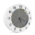 Octagonal Psychedelic Optical Illusion Alarm Clock