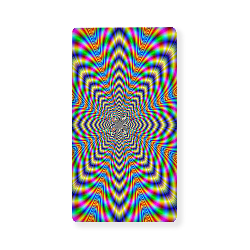 Octagonal Psychedelic Optical Illusion Baby Crib Sheet