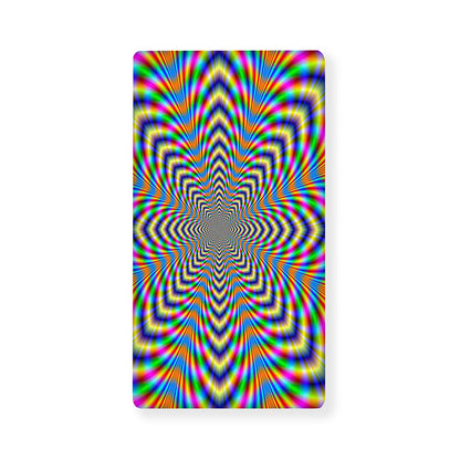 Octagonal Psychedelic Optical Illusion Baby Crib Sheet