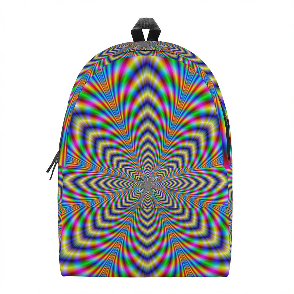 Octagonal Psychedelic Optical Illusion Backpack