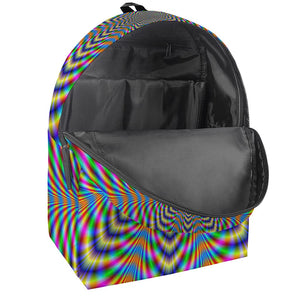 Octagonal Psychedelic Optical Illusion Backpack
