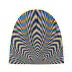 Octagonal Psychedelic Optical Illusion Beanie