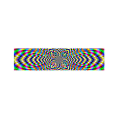 Octagonal Psychedelic Optical Illusion Bed Runner