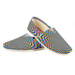 Octagonal Psychedelic Optical Illusion Casual Shoes