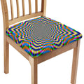 Octagonal Psychedelic Optical Illusion Chair Cushion Cover