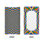 Octagonal Psychedelic Optical Illusion Changing Pad Cover