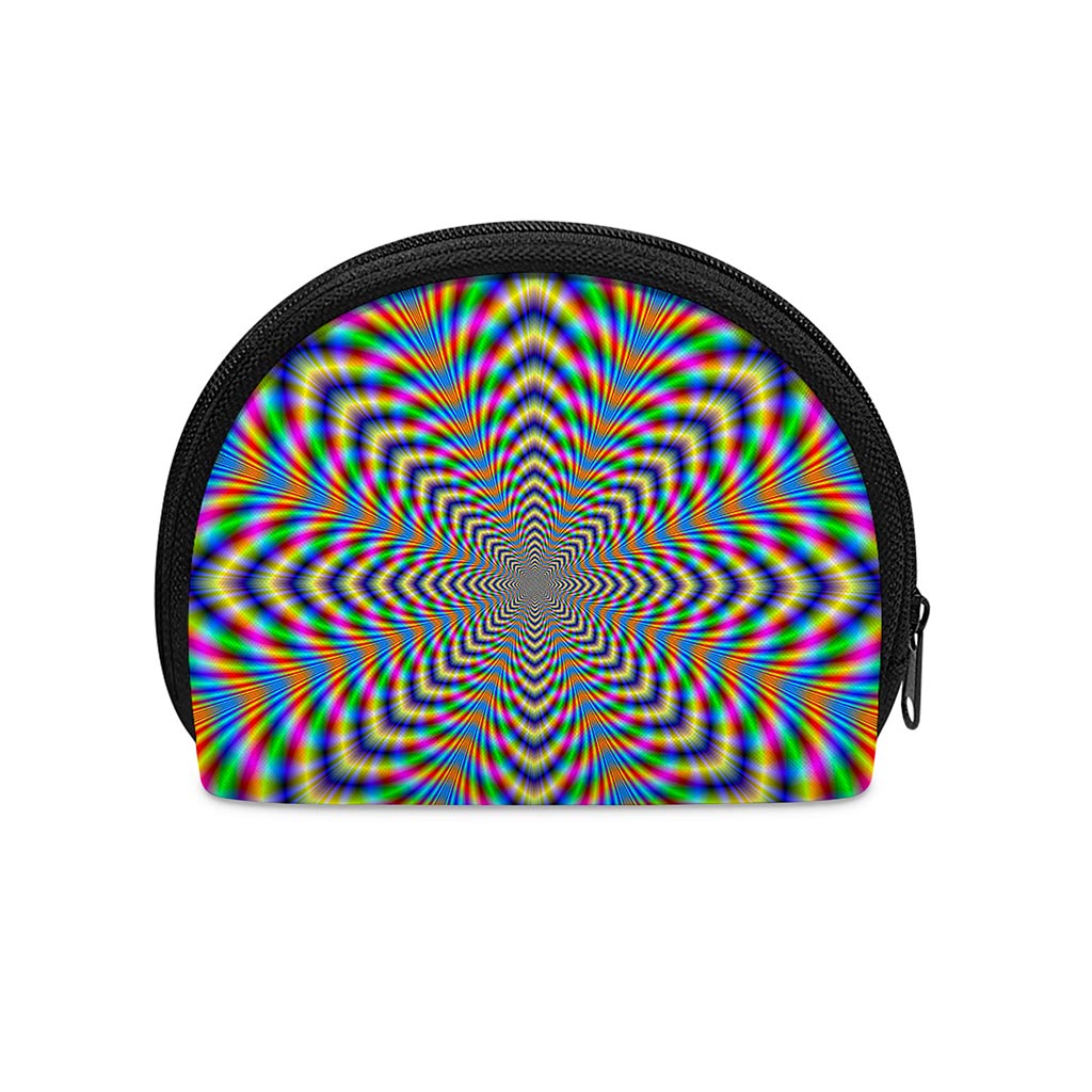 Octagonal Psychedelic Optical Illusion Coin Purse