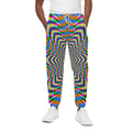 Octagonal Psychedelic Optical Illusion Cotton Sweatpants