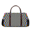 Octagonal Psychedelic Optical Illusion Duffel Bag