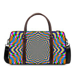 Octagonal Psychedelic Optical Illusion Duffle Bag