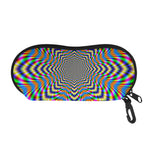 Octagonal Psychedelic Optical Illusion Glasses Case