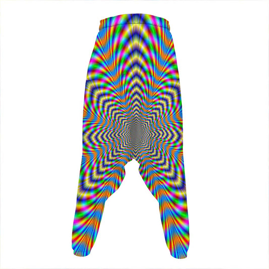 Octagonal Psychedelic Optical Illusion Hammer Pants