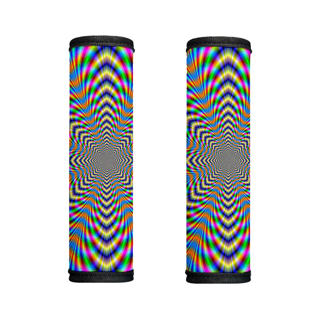 Octagonal Psychedelic Optical Illusion Handle Covers