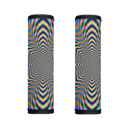 Octagonal Psychedelic Optical Illusion Handle Covers