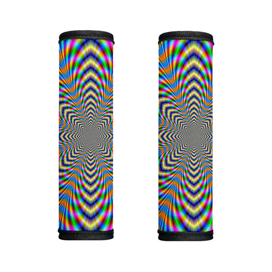 Octagonal Psychedelic Optical Illusion Handle Covers
