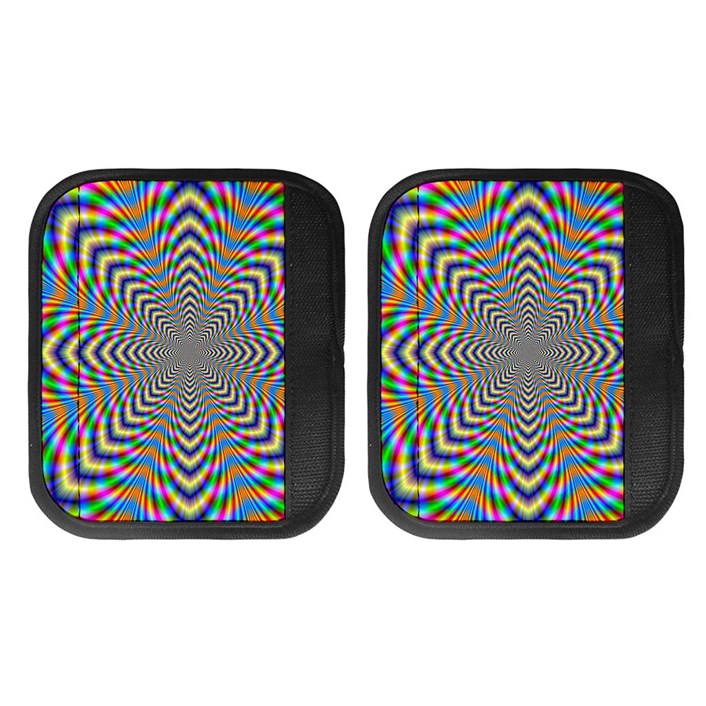 Octagonal Psychedelic Optical Illusion Handle Covers