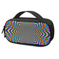 Octagonal Psychedelic Optical Illusion Portable Cooler Travel Case