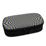 Octagonal Psychedelic Optical Illusion Insulin Cooler Travel Case
