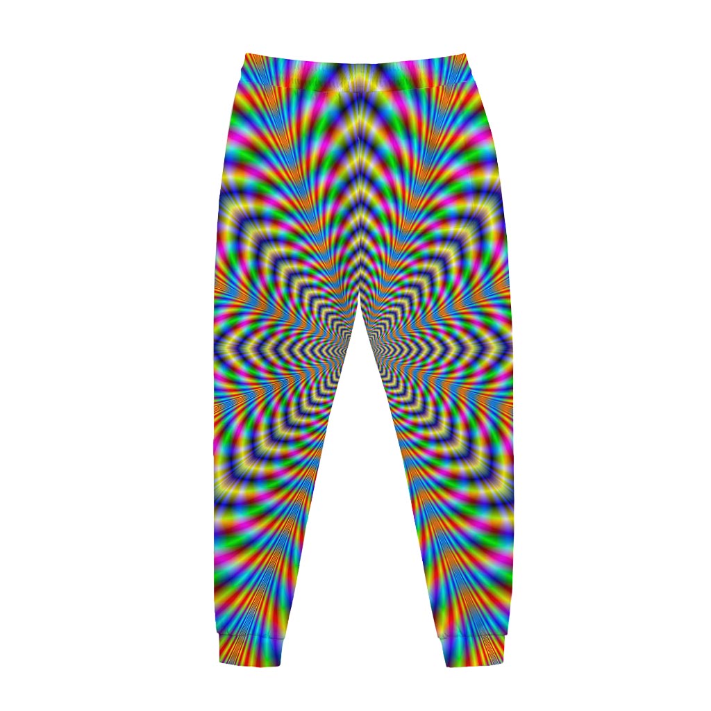 Octagonal Psychedelic Optical Illusion Jogger Pants
