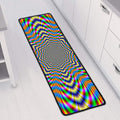 Octagonal Psychedelic Optical Illusion Long Kitchen Mat
