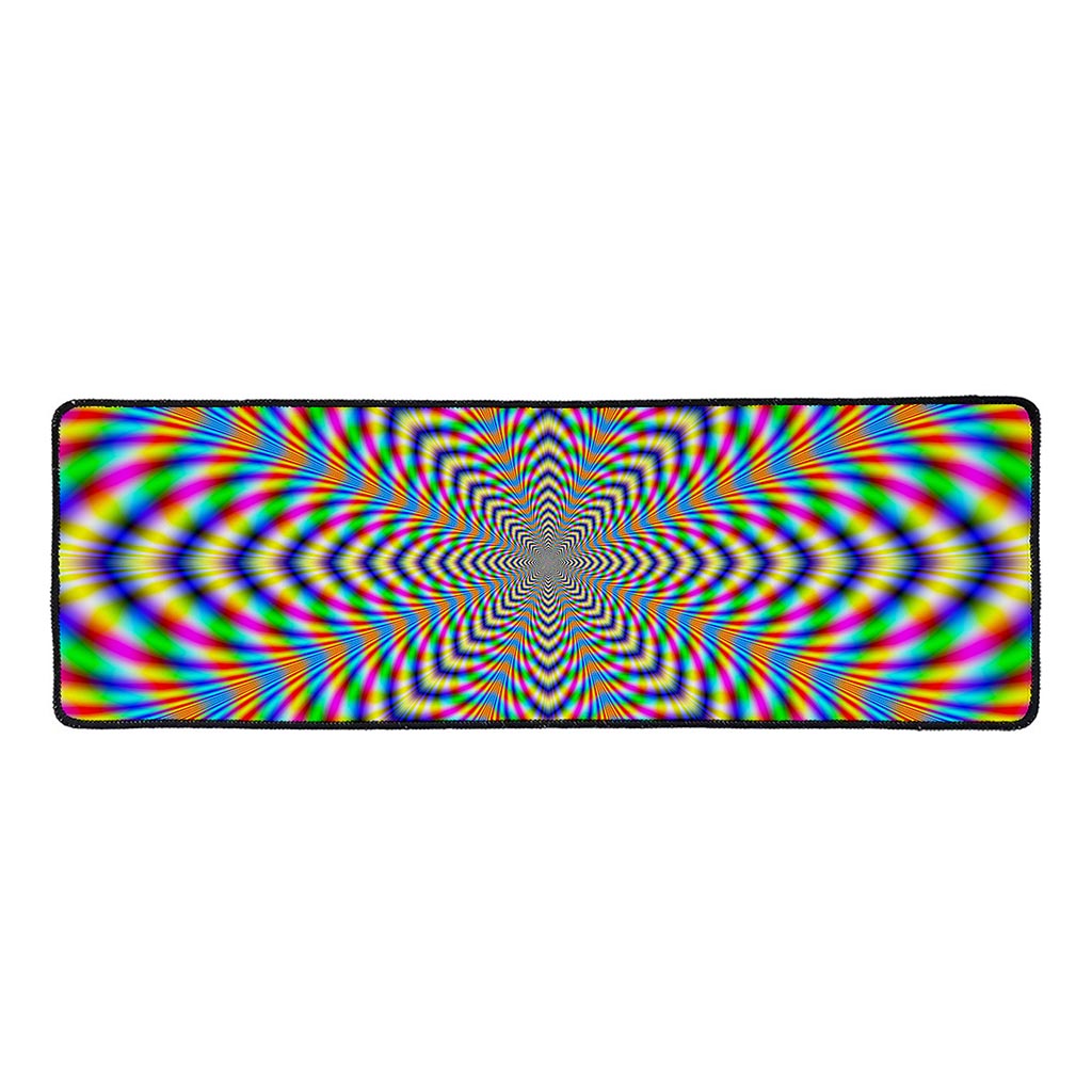 Octagonal Psychedelic Optical Illusion Long Kitchen Mat