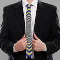 Octagonal Psychedelic Optical Illusion Necktie